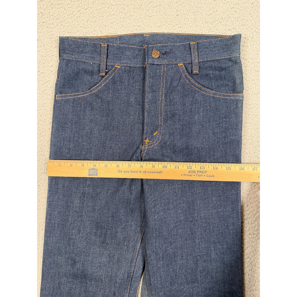 Vintage Levis Jeans Men 30x34 (Fit 28x34) Deadstock USA Super Straights 70s 80s - Picture 15 of 16